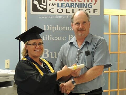 Trina Kunkel with Steve Bowerman