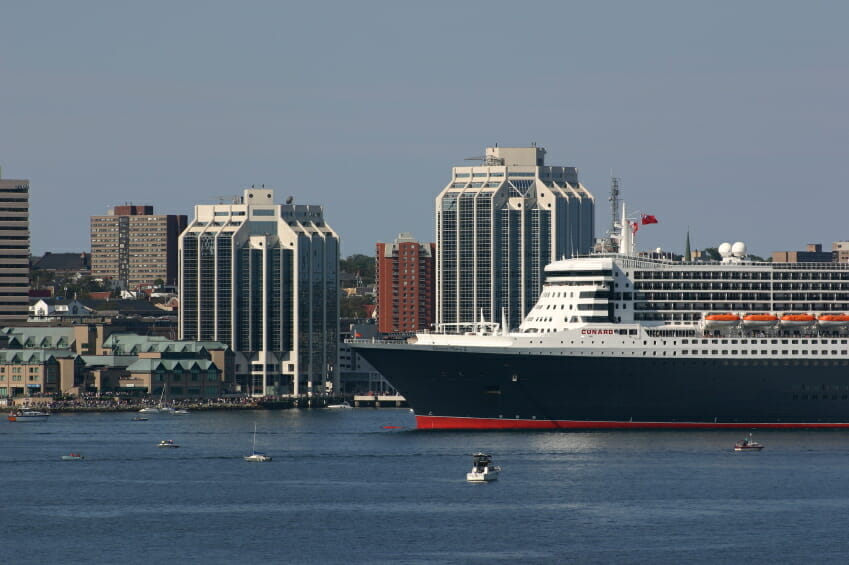 Business Professionals Ship