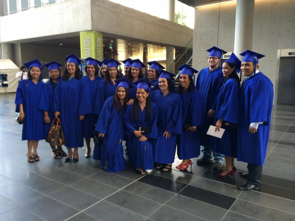 Graduation photo  – Richmond Campus
