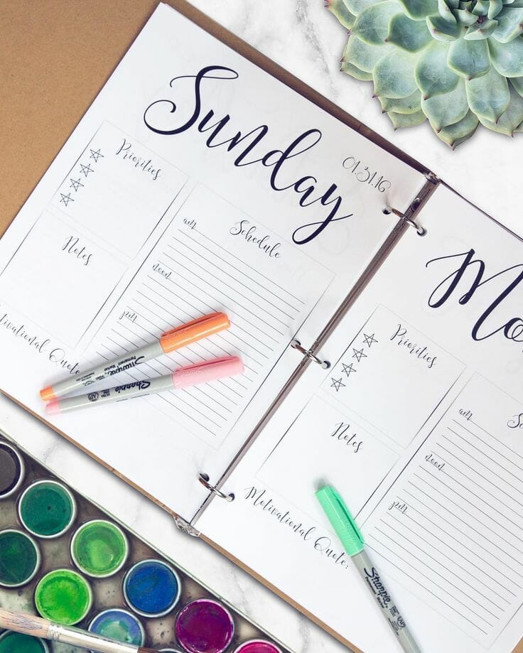 Create a job-search schedule