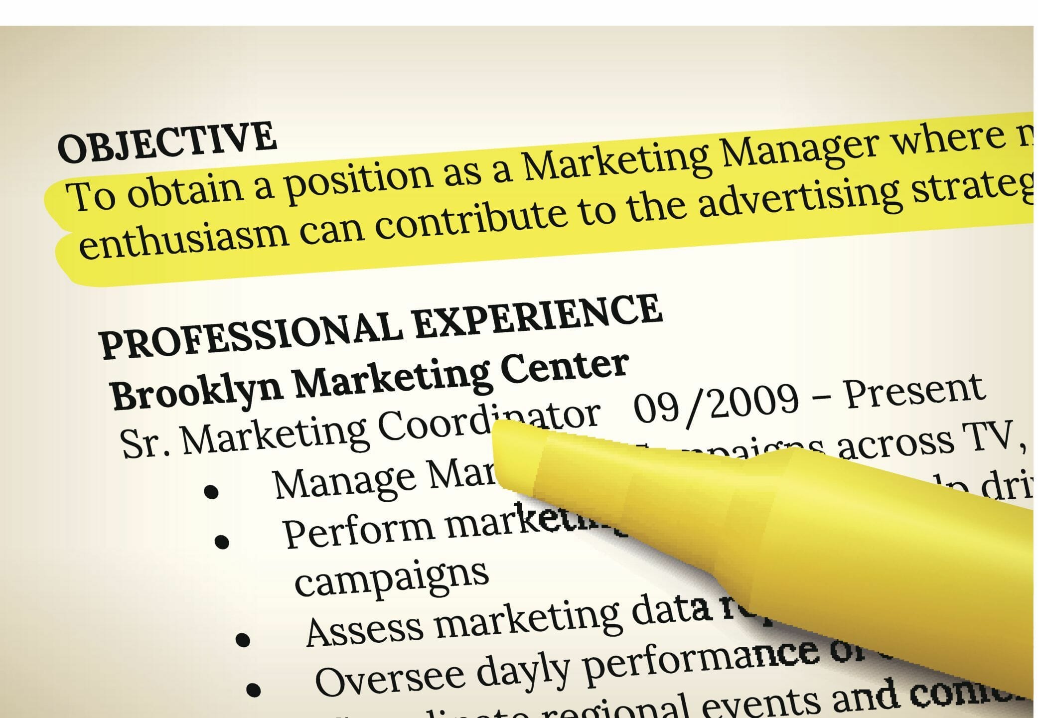 Summarize your Resume