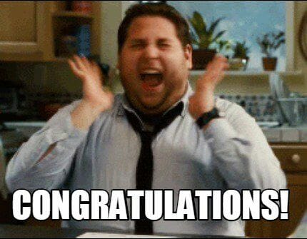 Congratulations
