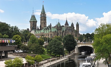 Big stock Parliament Hill in Ottawa