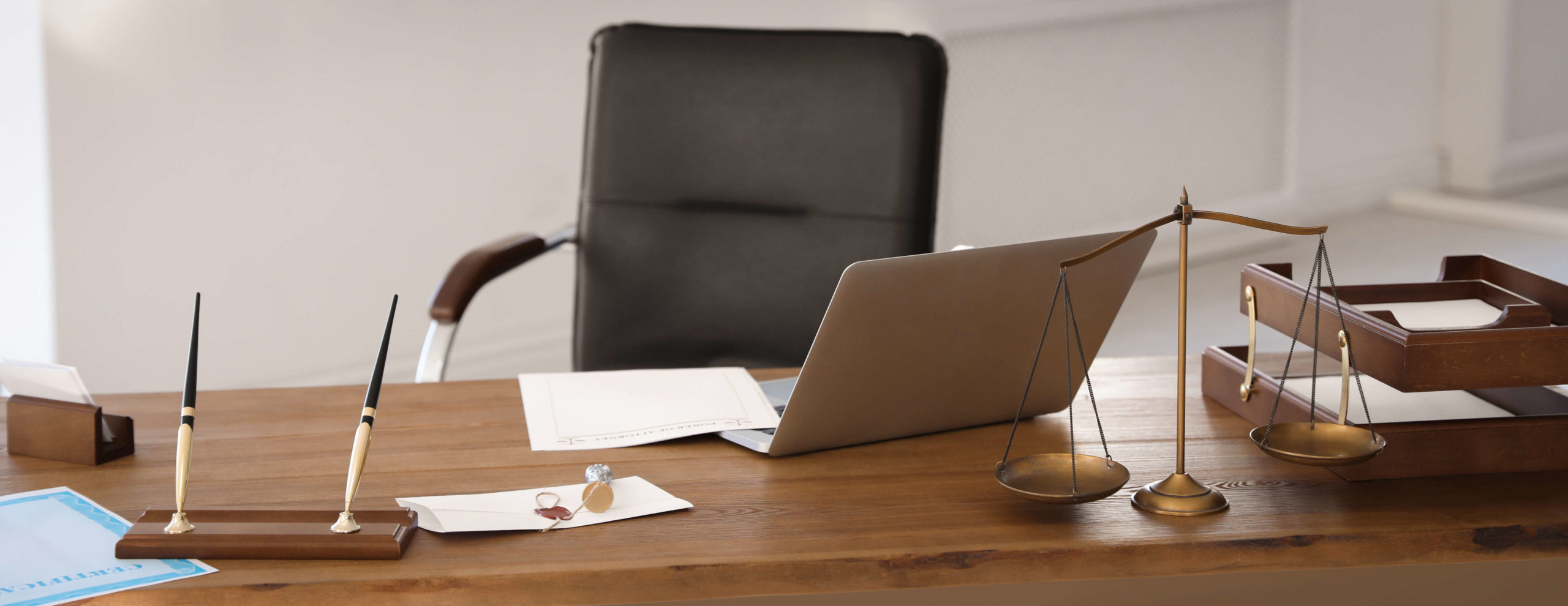 desk for a paralegal or law clerk