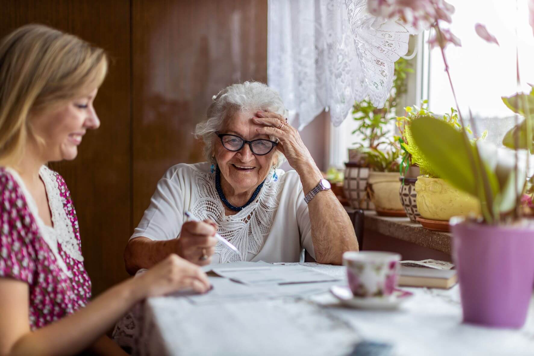 Health Care for Elderly Woman