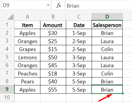Going to last cells Excel shortcut