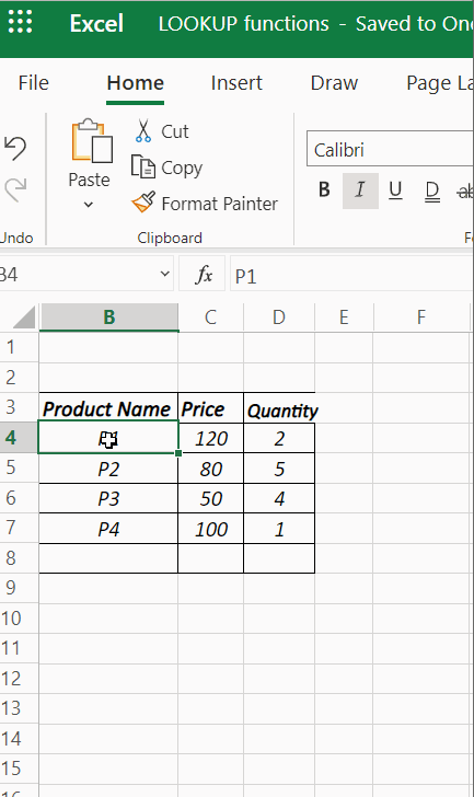 Selecting an entire column or row Excel