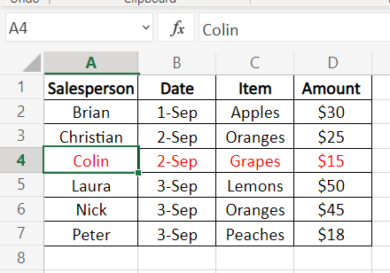 Unhiding rows Excel shortcut