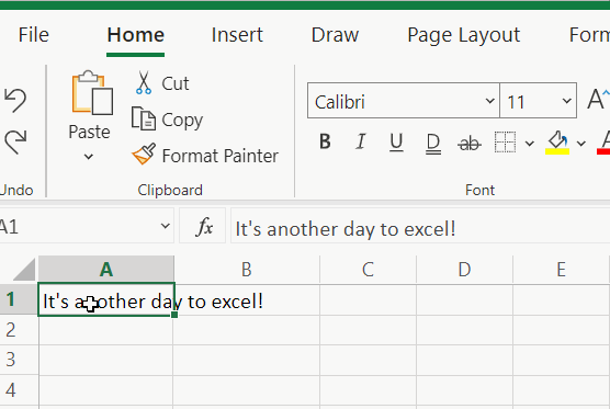 Keyboard shortcuts for data manipulation