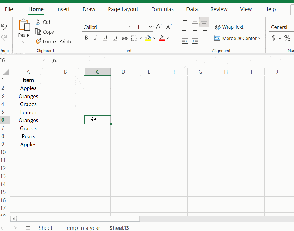 Displaying Go To dialogue box Excel shortcut
