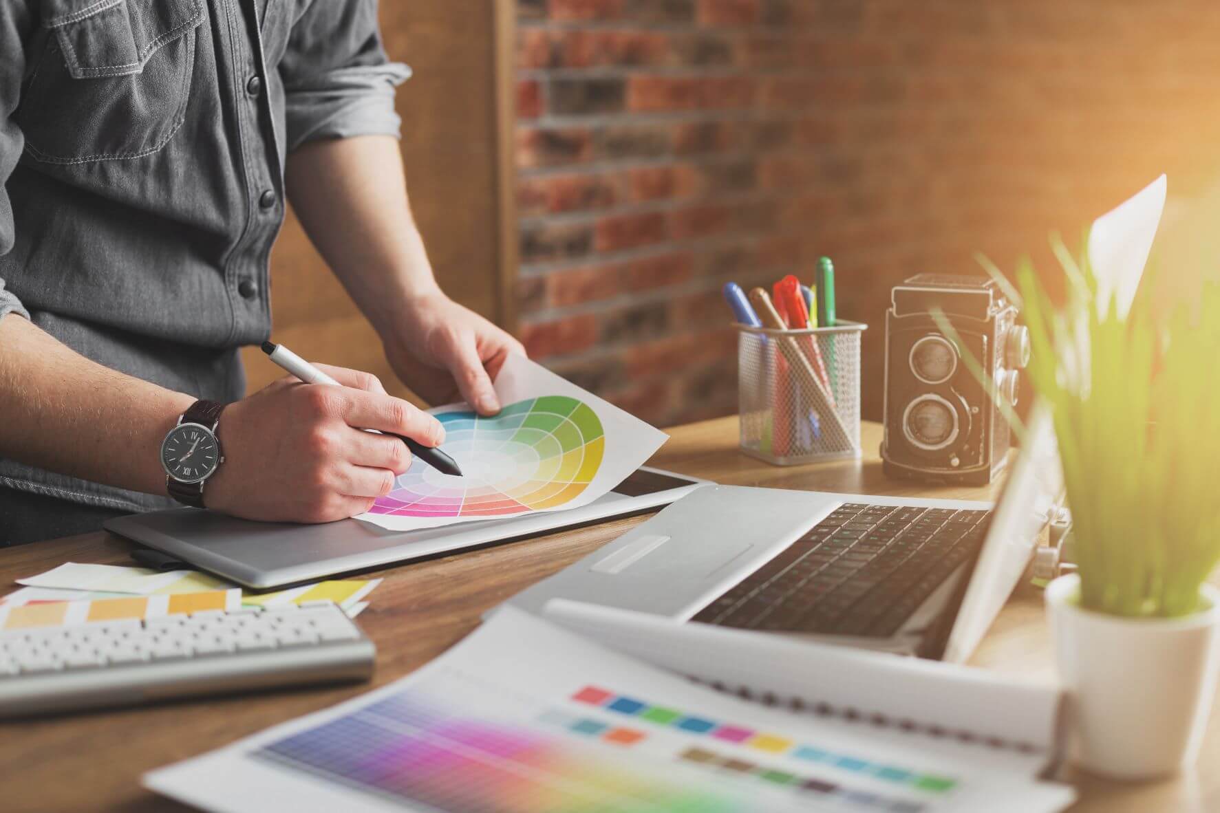 Creative design for website