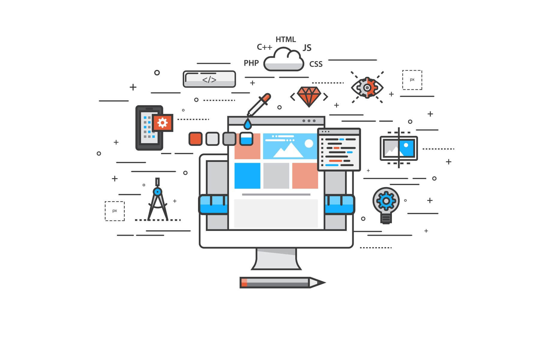 Different aspects of web design