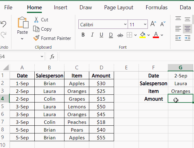 XLOOKUP multiple conditions