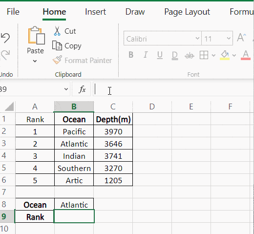 XLOOKUP right to left