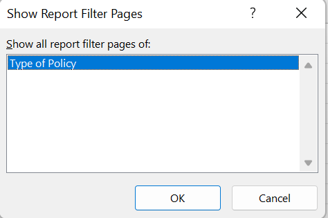 Pivot table show report filter pages Pivot table show report filter pages