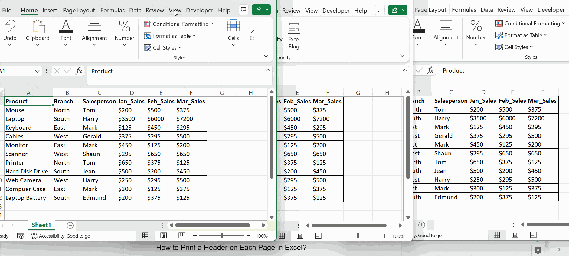 Excel switch windows icon