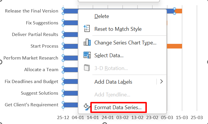 editing excel gantt chart editing excel gantt chart