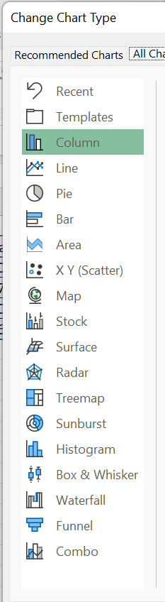 different chart types excel different chart types excel