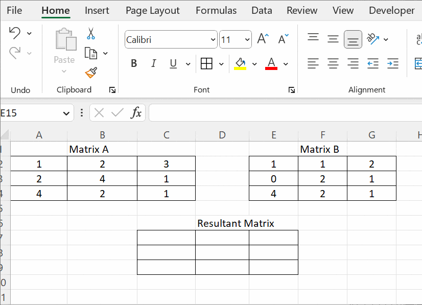 subtracting in excel